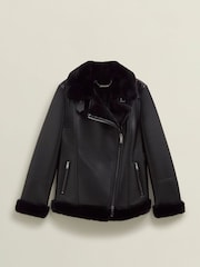 Hobbs Black Ali Biker Jacket - Image 4 of 4