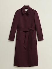 Hobbs Purple Petite Livia Wool Coat - Image 4 of 4