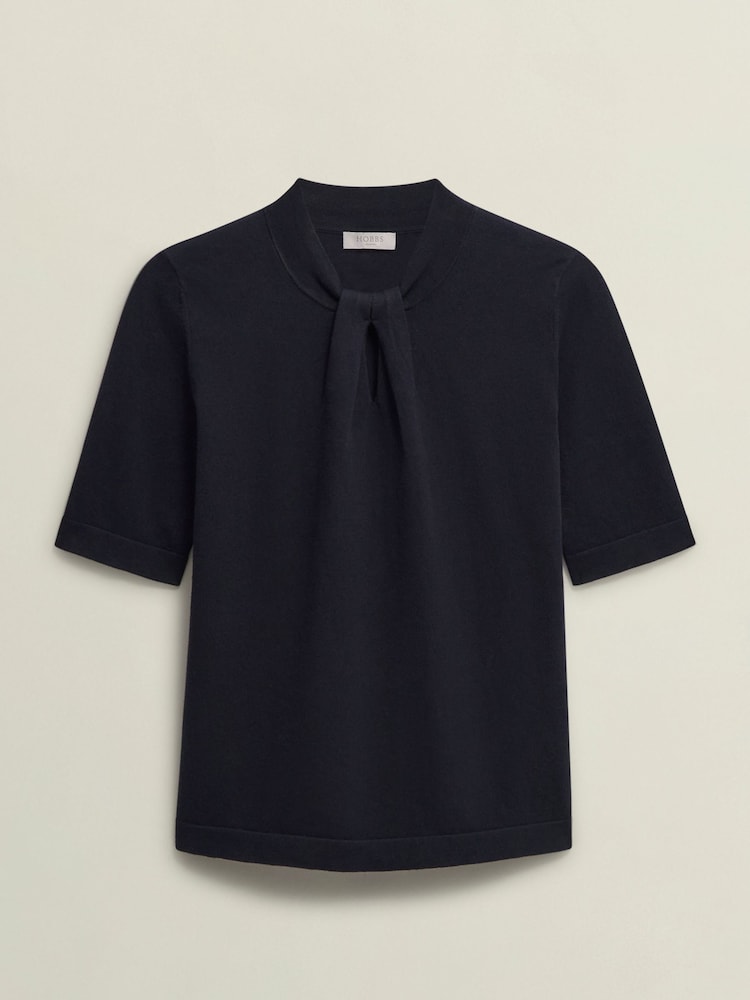 Hobbs Dark Blue Effie Jumper - Image 4 of 4