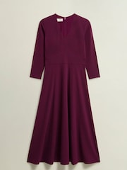 Hobbs Purple Petite Mirabel Dress - Image 4 of 4