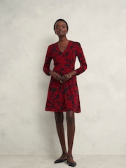 Hobbs Black Julietta Jersey Dress - Image 1 of 4