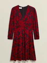 Hobbs Black Julietta Jersey Dress - Image 4 of 4