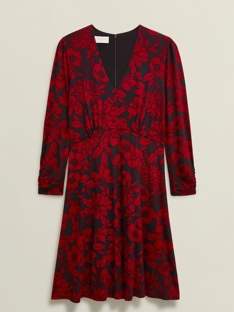 Hobbs Black Julietta Jersey Dress - Image 4 of 4