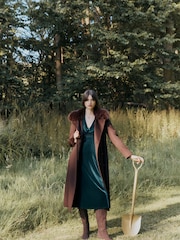 Hobbs Green Dormer Velvet Dress - Image 2 of 6