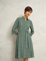 Hobbs Green Petite Alex Dress - Image 1 of 4
