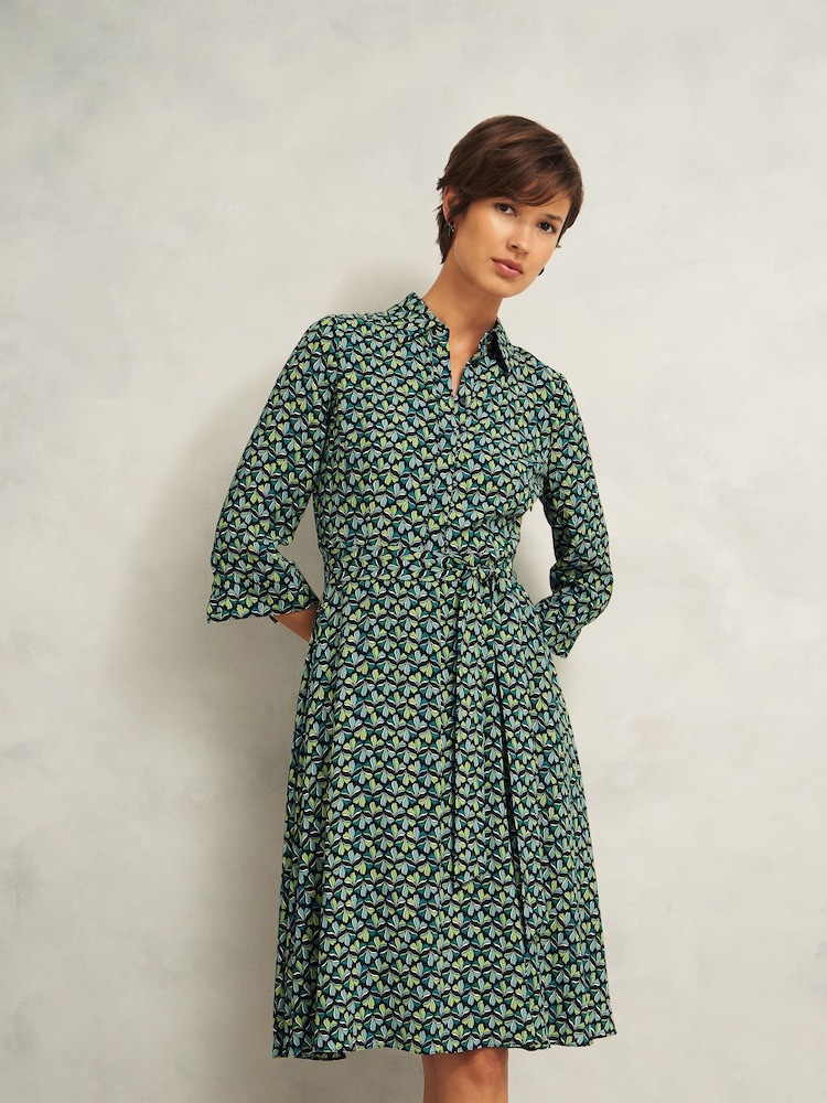 Hobbs Green Petite Alex Dress - Image 1 of 4