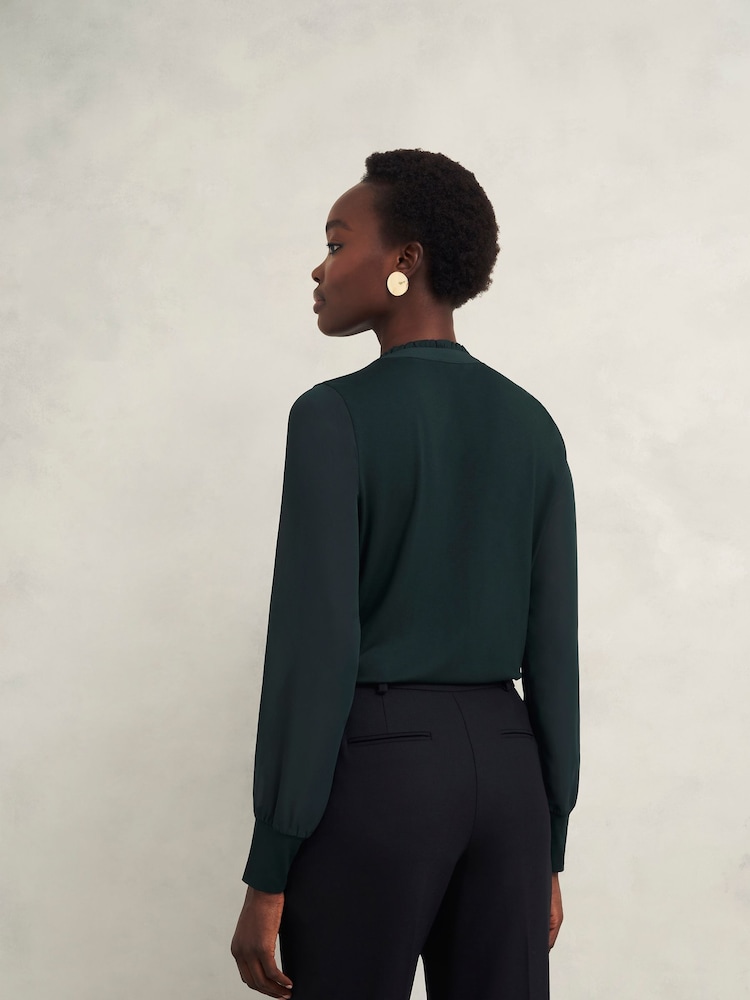 Hobbs Green Carina Pleated Top - Image 2 of 4