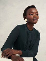 Hobbs Green Carina Pleated Top - Image 3 of 4