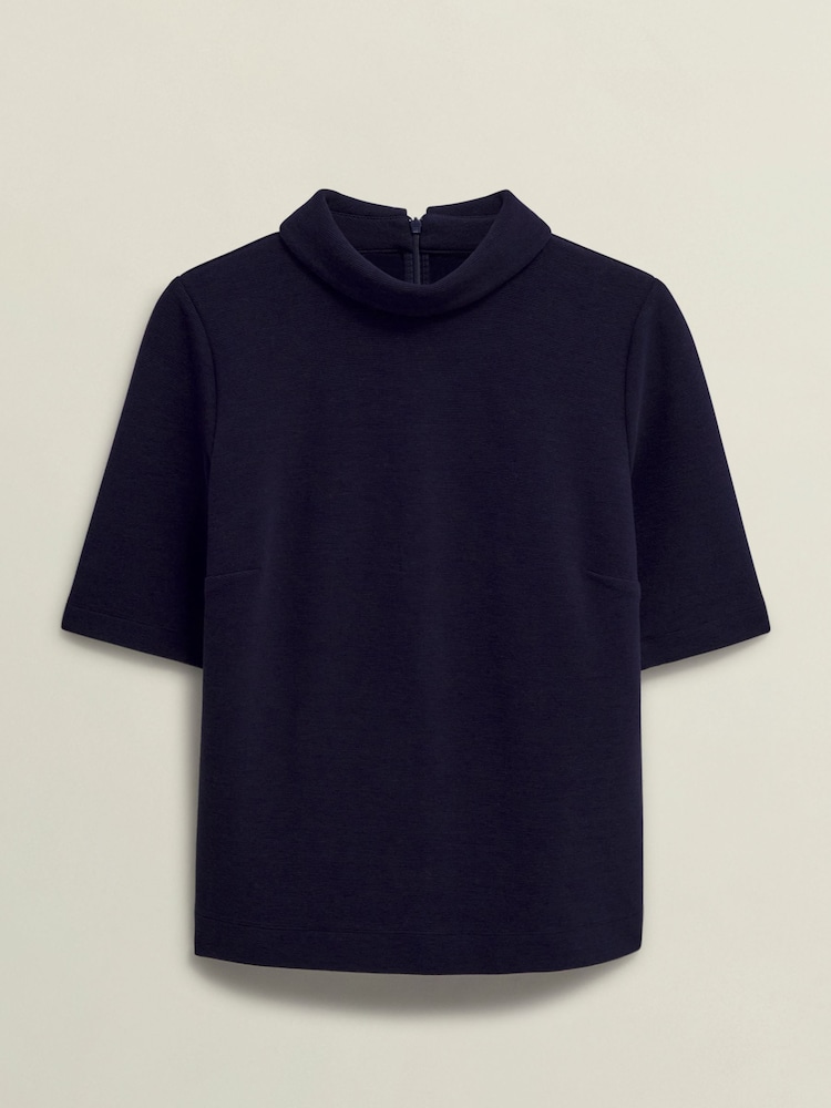 Hobbs Blue Tali Top - Image 4 of 4 Hobbs Blue Tali Top - Image 4 of 4