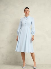 Hobbs Blue Ayla Dress - Image 1 of 4