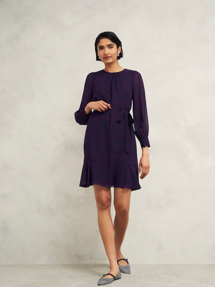 Hobbs Purple Frances Dress - Image 1 of 4