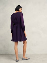 Hobbs Purple Frances Dress - Image 2 of 4