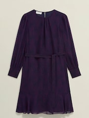 Hobbs Purple Frances Dress - Image 4 of 4