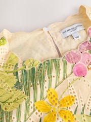 Kew Gardens Multicoloured Fruit Print - Broderie Embroidered Top - Image 6 of 7