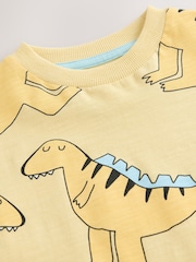 Yellow Short Sleeve All-Over Print T-Shirt (3mths-7yrs) - Image 4 of 4