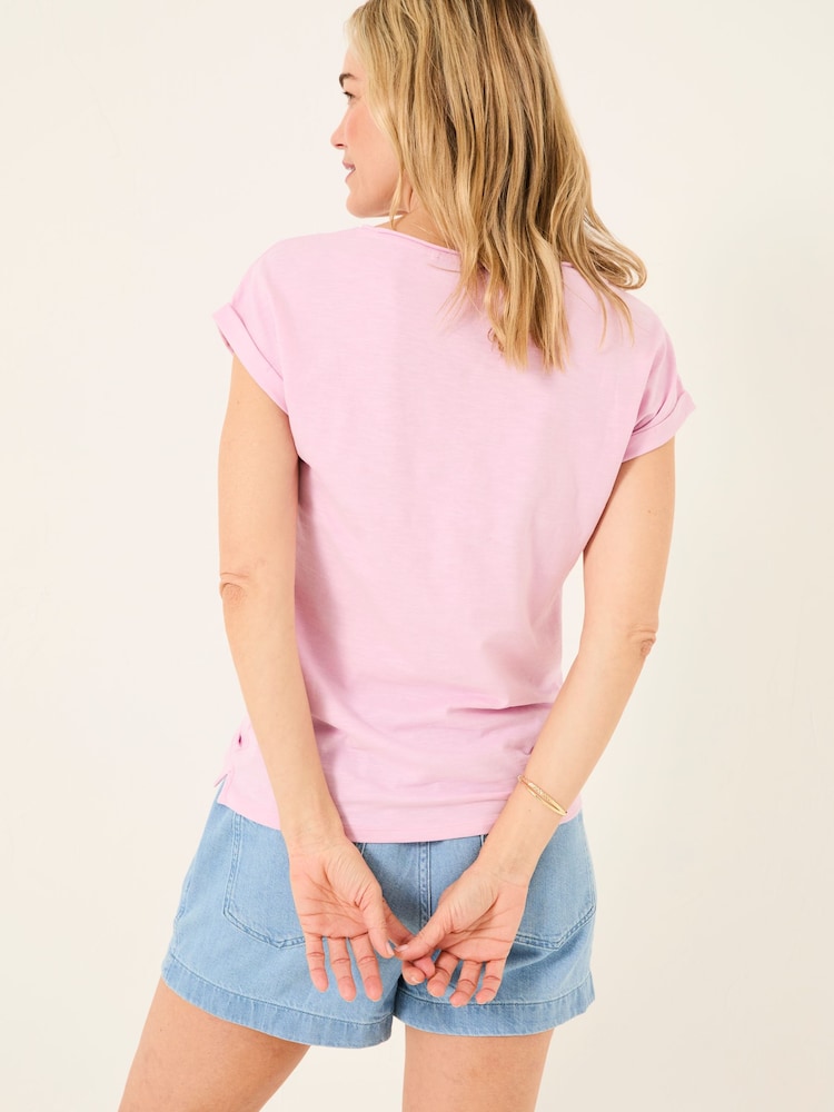 FatFace Ivy Light Pink T-Shirt - Image 2 of 5