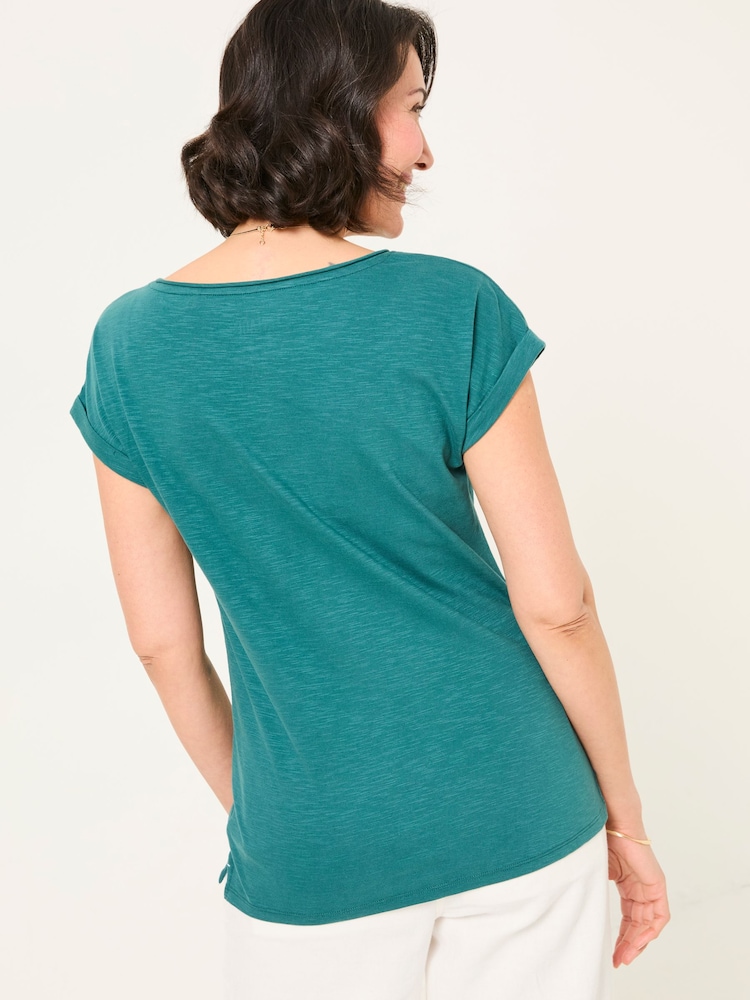 Verde azulado oscuro - Camiseta - Imagen 2 de 5 Verde azulado oscuro - Camiseta - Imagen 2 de 5