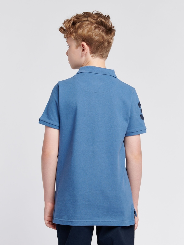 U.S. Polo Assn. Blue Light Player 3 Polo Shirt - Image 4 of 4