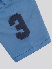 U.S. Polo Assn. Blue Light Boys 100% Cotton Player 3 Polo Shirt - Image 8 of 9