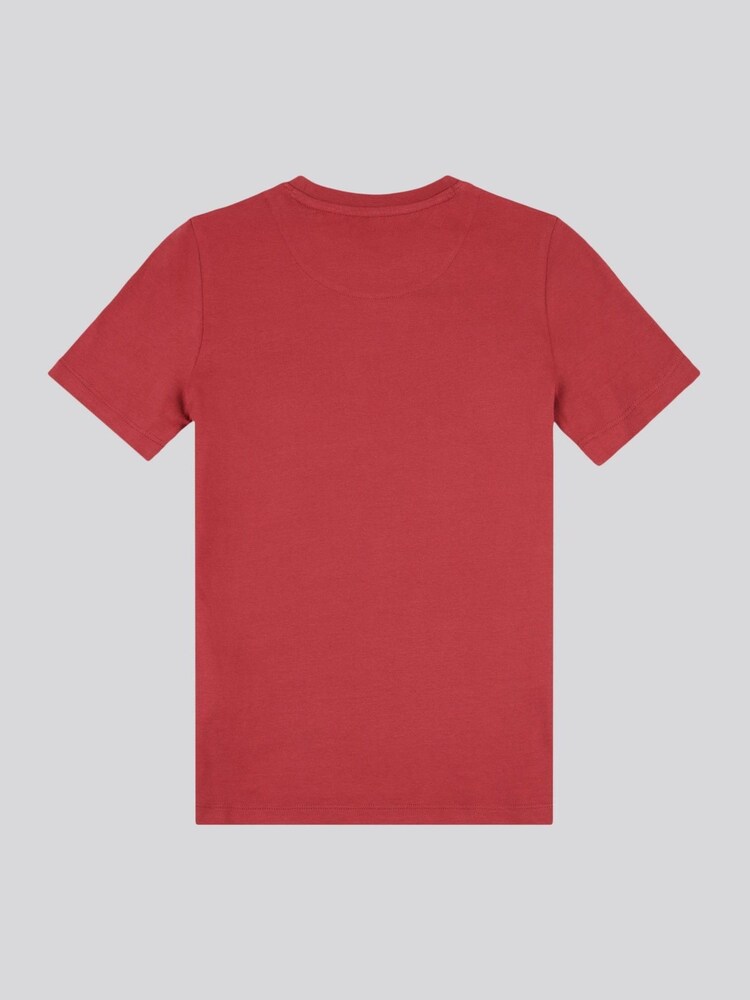 U.S. Polo Assn Red U.S. Polo Assn. Boys Blue Signature Arch Print 100% Cotton T-Shirt - Image 6 of 7