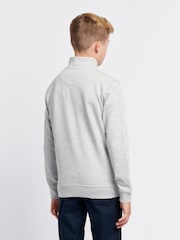 U.S. Polo Assn. Grey Boys Double Horsemen ¼ Zip Sweatshirt - Image 2 of 8