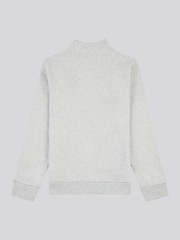 U.S. Polo Assn. Grey Boys Double Horsemen ¼ Zip Sweatshirt - Image 6 of 8