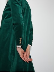 Monsoon Blue Amalia Velvet Coat - Image 2 of 5