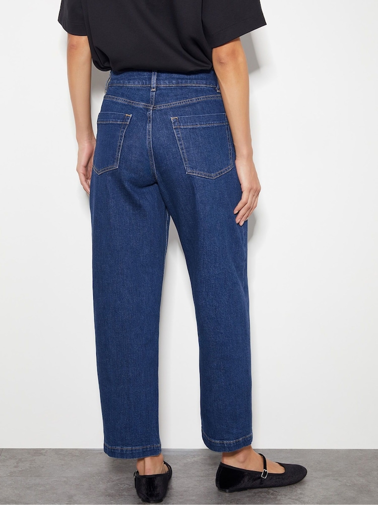 Monsoon Blue Betty High Waist Barrel Jeans - Image 2 of 4
