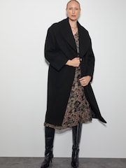 Monsoon Black Carrie Shawl Coat - Image 5 of 5