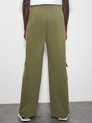 Monsoon Green Una Wide Leg Utility Trousers - Image 2 of 4