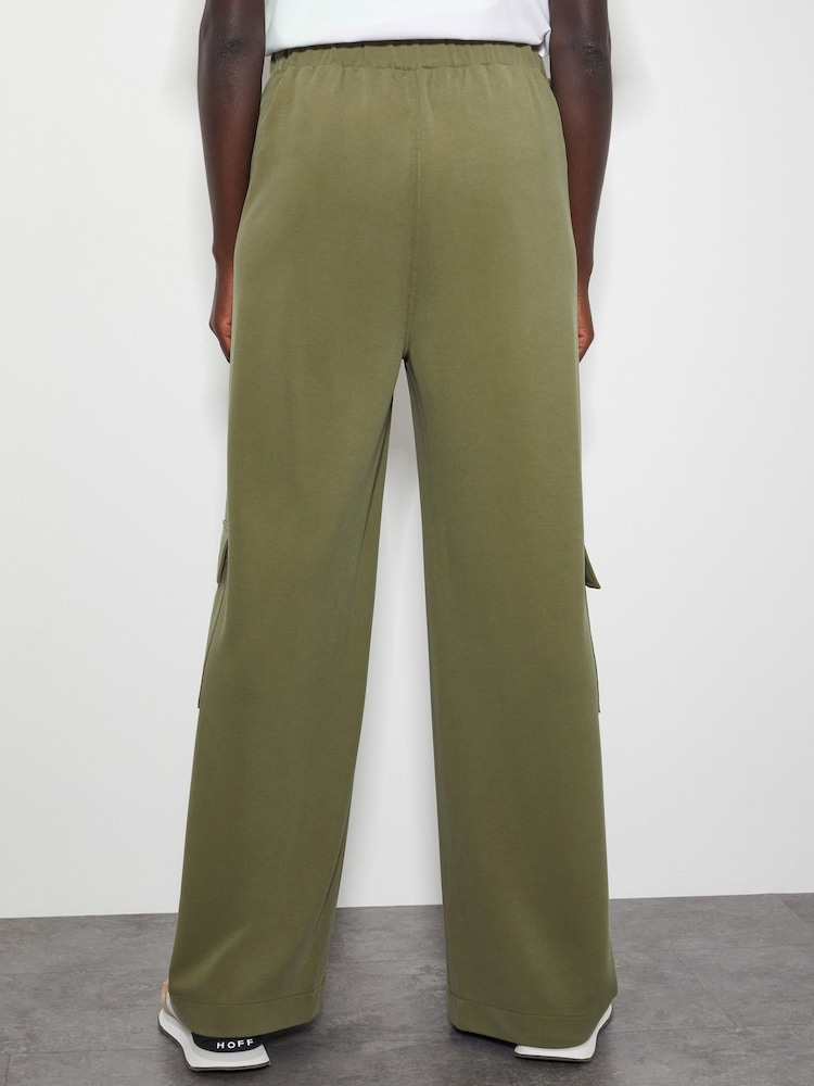 Monsoon Green Una Wide Leg Utility Trousers - Image 2 of 4 Monsoon Green Una Wide Leg Utility Trousers - Image 2 of 4