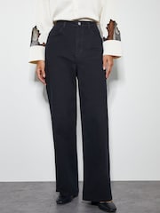 Monsoon Black Ruby Wide Leg Jeans - Image 2 of 4