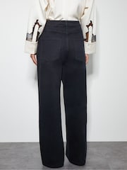 Monsoon Black Ruby Wide Leg Jeans - Image 3 of 4