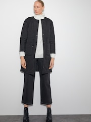 Monsoon Black Zaira Quilted Puffer Coat - Image 2 of 4