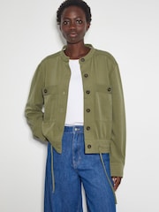 Monsoon Green Ulla Utility Bomber Jacket - Image 1 of 5