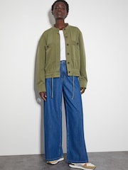Monsoon Green Ulla Utility Bomber Jacket - Image 2 of 5