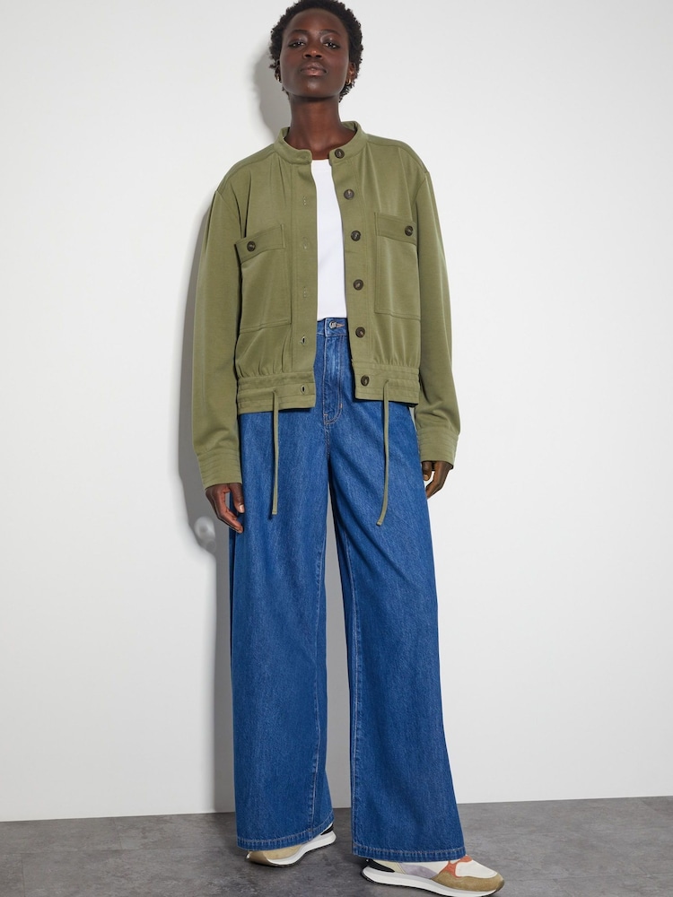 Monsoon Green Ulla Utility Bomber Jacket - Image 2 of 5