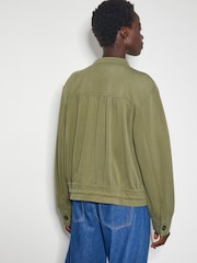 Monsoon Green Ulla Utility Bomber Jacket - Image 3 of 5