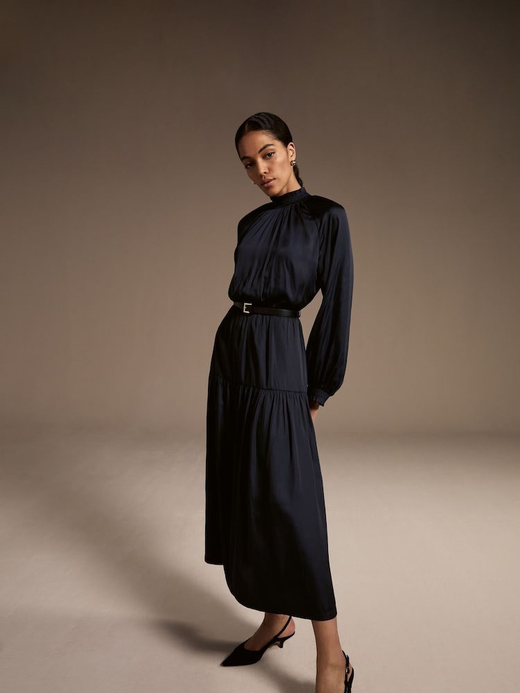 Phase Eight Blue Ornella Dress - Image 1 of 10