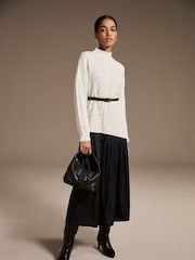 Phase Eight Blue Ornella Dress - Image 2 of 10