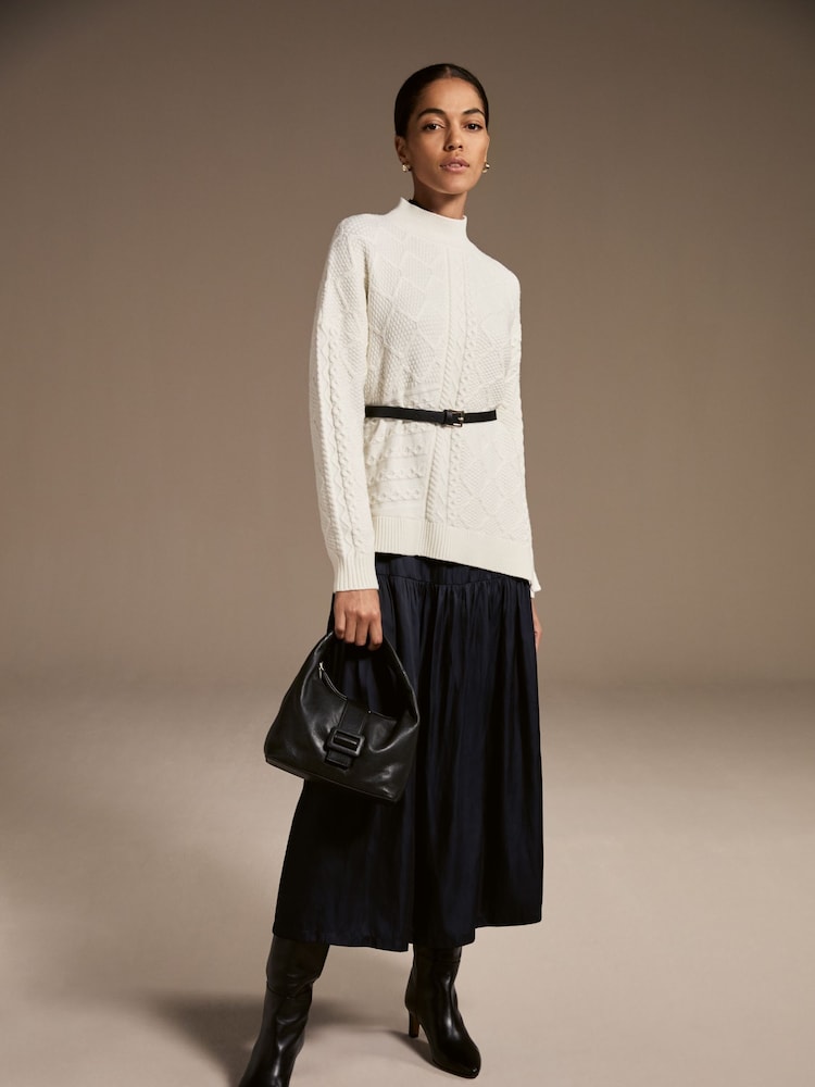 Phase Eight Blue Ornella Dress - Image 2 of 10