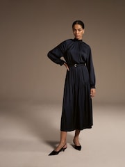Phase Eight Blue Ornella Dress - Image 3 of 10