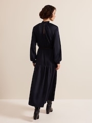 Phase Eight Blue Ornella Dress - Image 5 of 10