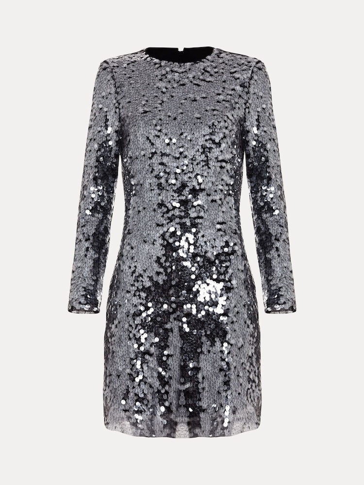 Phase Eight Silver Petite Rhia Dress - Image 6 of 6