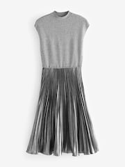 Phase Eight Silver Petite Jayla Metallic Knit Dress - Image 6 of 7