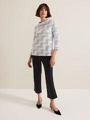 Phase Eight Black Mya PU Trousers - Image 1 of 6