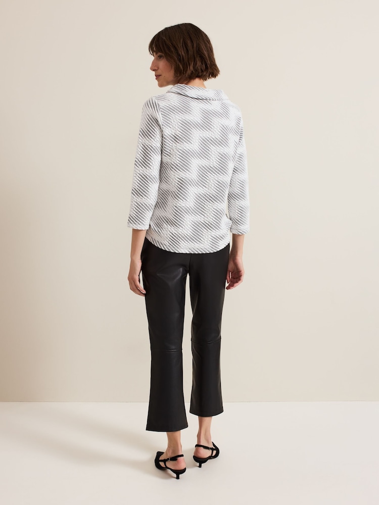 Phase Eight Black Mya PU Trousers - Image 2 of 6