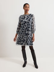 Phase Eight Grey Roma Midi Dress - Image 3 of 7