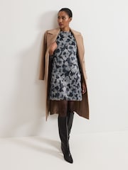 Phase Eight Grey Roma Midi Dress - Image 6 of 7
