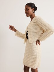 Phase Eight White Dolly Mini Skirt - Image 5 of 6